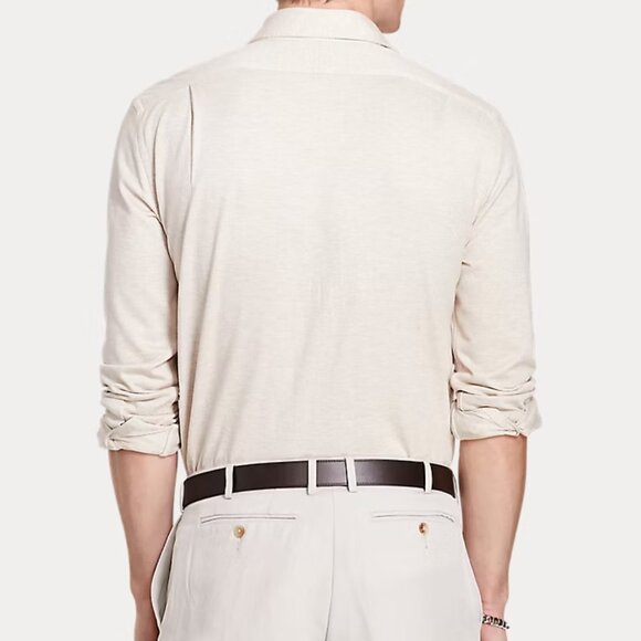 Ralph Lauren Tan Button-Down - sz M - Picture 2 of 6